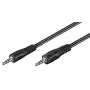 Cabo de ligação jack 3,5 mm Goobay Wentronic, preto, 2,5 m – ficha jack 3,5 mm (3 polos, estéreo) > ficha jack 3,5 mm (3 polos, estéreo) (50449)