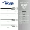 Fonte de alimentação SFX Akyga AK-S1-300 300 W, PFC passivo, ventoinha de 80 mm, preto