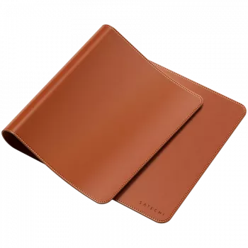 Tapete de rato Satechi Vegan-Leather Premium Desk Mat Brown ST-LPDMN