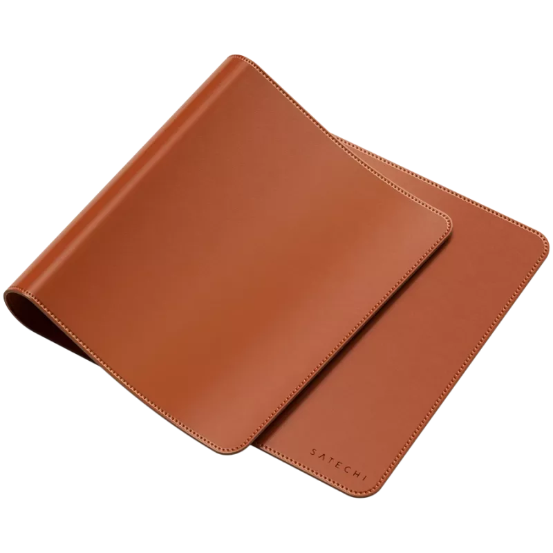 Tapete de rato Satechi Vegan-Leather Premium Desk Mat Brown ST-LPDMN