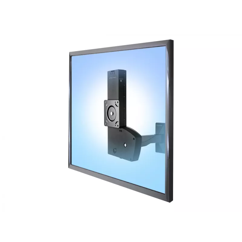 Ergotron Glide Wall Mount LD-X - kit de montagem (braço articulado, adaptador VESA, elementos de fixação, conjunto de elevação) para ecrã LCD - preto - ecrã
