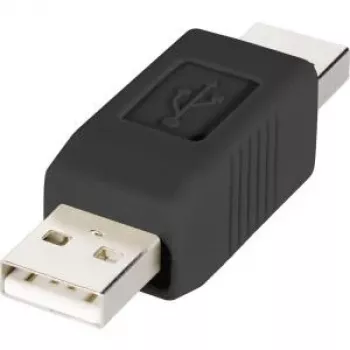 Cabo USB Renkforce RF-4079673 Type-A para Type-A, preto, modelo 29212C2A