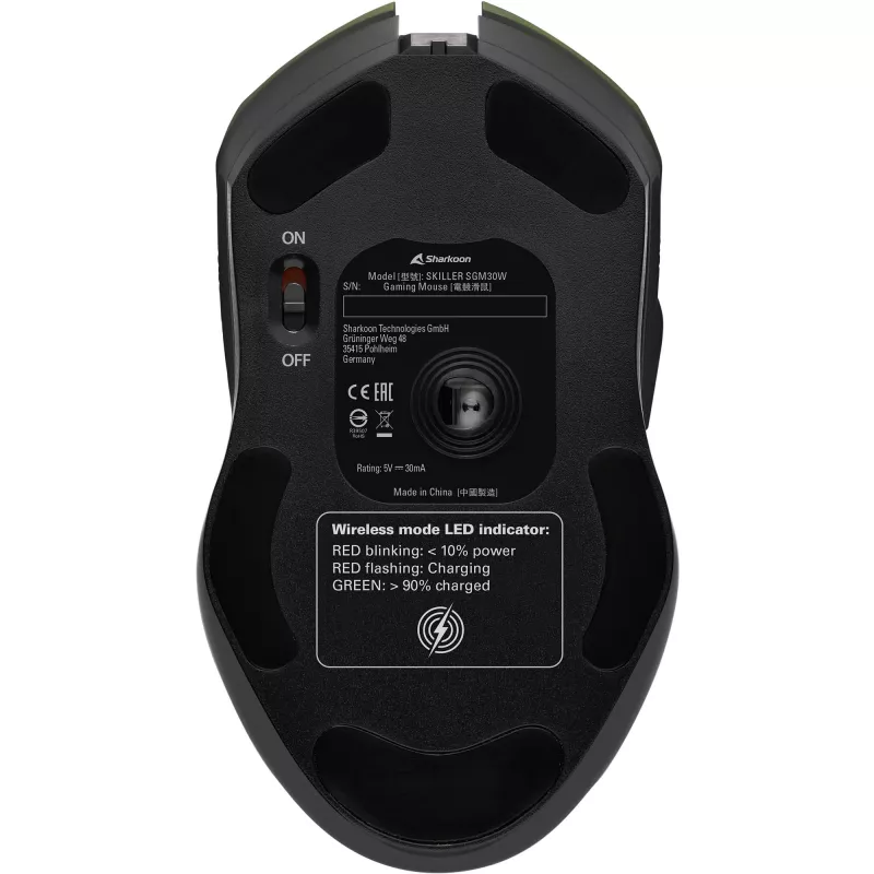 Headset gaming Sharkoon SKILLER SGM30W (preto) – sem fios, circum-aural, microfone integrado