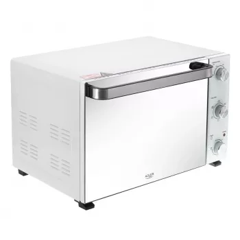 Forno de bancada elétrico Adler AD 6027, capacidade 48 L, 1800 W, branco