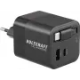 Carregador USB VOLTCRAFT UC-45W002 45 W 1x USB-A, 2x USB-C® USB PD preto interior GaN, USB Power Delivery (USB-PD), carregador rápido (VC-17330925)