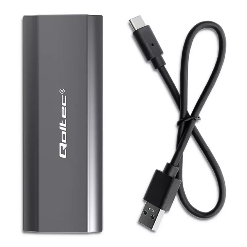 Caixa | compartimento NV2271 para disco M.2 SSD | SATA | NVMe | USB-C | 2TB
