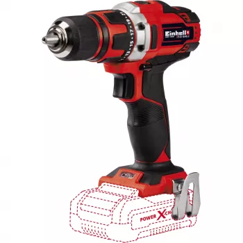 Einhell TE-CD 18/40 Li-Solo 1500 rpm mandril de aperto rápido 1,1 kg preto, vermelho