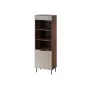 Estante Cama 3 ALMERA 60x42x185 nogueira/cashmere