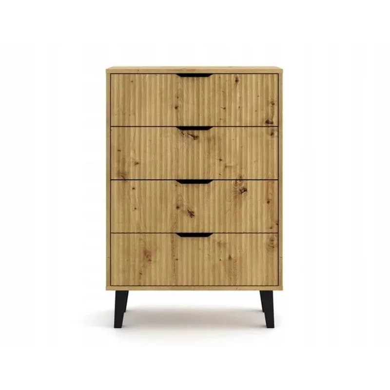 Cómoda estreita SCANDI 4S carvalho ARTISAN