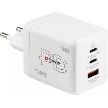 Carregador SKROSS Power Charger 100W GaN Combo EU (SKKT07100WPDEUCN)