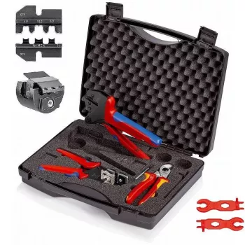 Mala de ferramentas Knipex 97 91 04 V02 para conectores MC4 fotovoltaicos