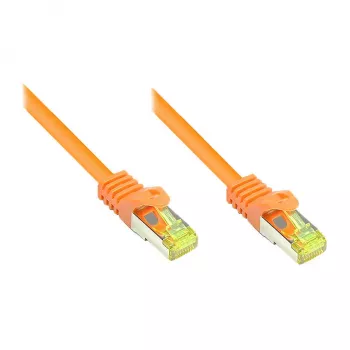Good Connections Cabo de rede com cabo bruto Cat.7 laranja 0,15 m