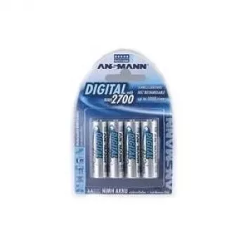 ANSMANN Digital Special - Bateria 4 x AA Tipo NiMH 2700 mAh (5030862)