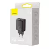Carregador USB Baseus 30W QC PD3.0 Type-C carregamento rápido para iPhone 17 16 15 14 13 12 Pro Max Xiaomi Samsung