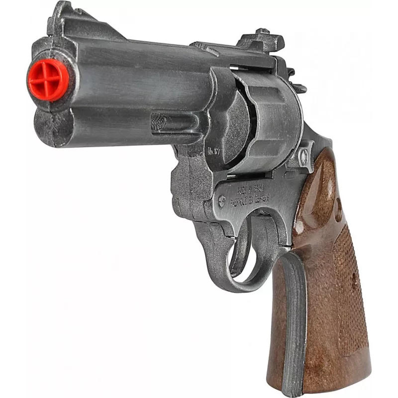 Réplica de arma de serviço metálica Pulio 155127/1, design realista, construção em metal
