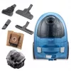 Aspirador sem saco ZELMER ZVC032P azul 1200 W, design de bidão compacto