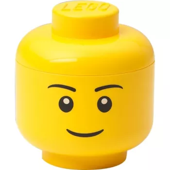 Cabeça de armazenamento LEGO «Boy» mini da Room Copenhagen – caixa de armazenamento para peças pequenas e brinquedos
