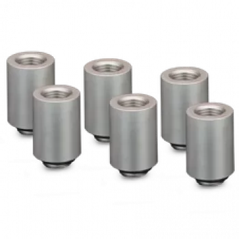 Thermal Grizzly DeltaMate Conector extensor MF28, níquel mate, pack de 6 (TG-DM-FIT-6208)