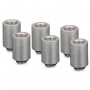 Thermal Grizzly DeltaMate Conector extensor MF28, níquel mate, pack de 6 (TG-DM-FIT-6208)