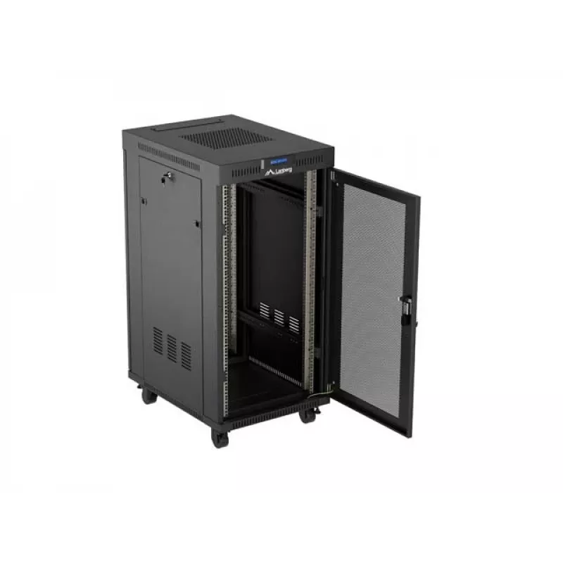 Armário rack autónomo LANBERG FF01-6824-23BL 24U 600×800 mm IP20 preto
