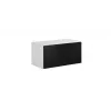 Armário de arrumação fechado Cama ROCO RO3 75/37/39 branco/branco/preto