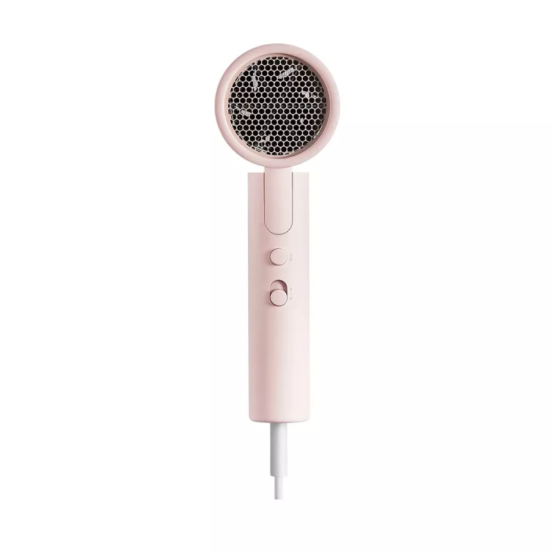 Secador de cabelo Xiaomi H101 1600 W, modelo de viagem dobrável, tecnologia de iões, 2 níveis de temperatura, cabo de 1,7 m, rosa
