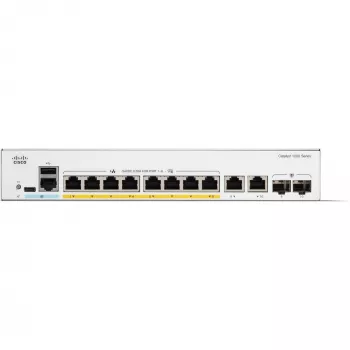 CISCO Catalyst 1200 switch 8 portas / PoE+ com orçamento de potência de 120W / 2 x 1G SFP uplinks (C1200-8FP-2G)