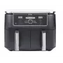 Fritadeira de ar quente Ninja AF400EU dupla 9,5 L autónoma 2470 W fritadeira de ar quente preta