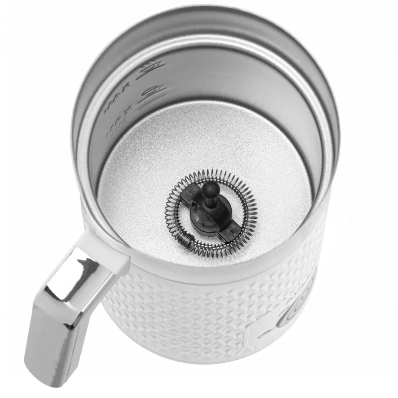 Espumador de leite automático Adler AD 4494 Metallic White — 130 ml de espuma, 300 ml de aquecimento, 500 W