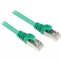 Cabo de rede RJ45 ficha > ficha CAT.6 S/FTP (verde, 1,5 metros)