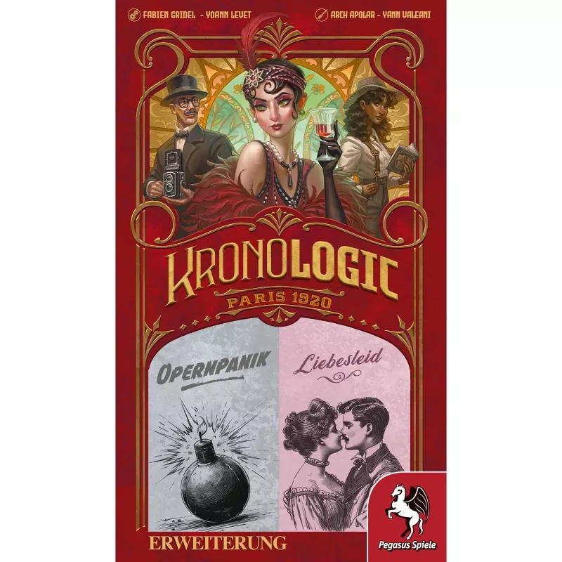 Kronologic - Paris1920: Liebesleid & Opernpanik, expansão de jogo de tabuleiro