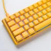 Ducky One 3 Yellow Teclado Gaming RGB LED MX-Clear US