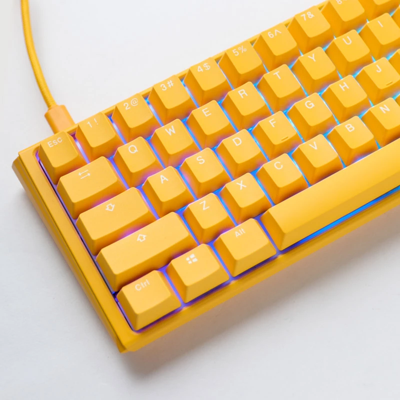 Ducky One 3 Yellow Teclado Gaming RGB LED MX-Clear US