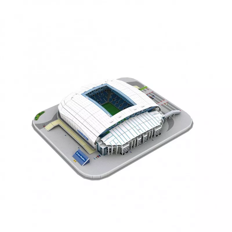 Puzzle 3D cubicfun modelo do estádio Lech-Poznan — réplica de estádio à escala para montar, peças de cartão, número de modelo 306-20257