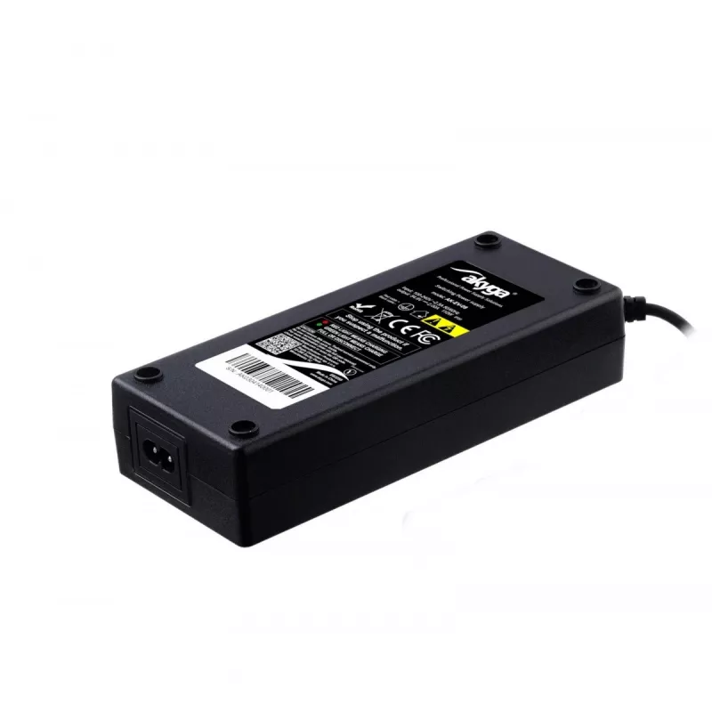 Carregador Akyga AK-EV-09 para e-bikes / trotinetes elétricas com bateria de 48 V (13s), 54,6 V, 2 A, 110 W, cabo sem ficha, 1 m