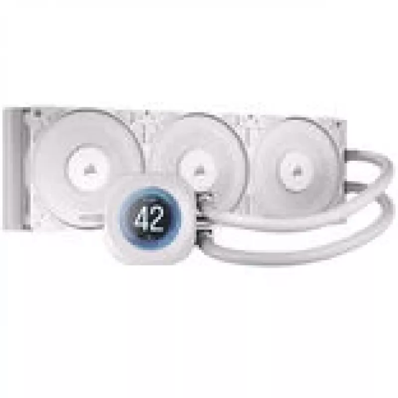 Refrigeração líquida All-in-One Corsair Nautilus 360 RS 12 cm Branco