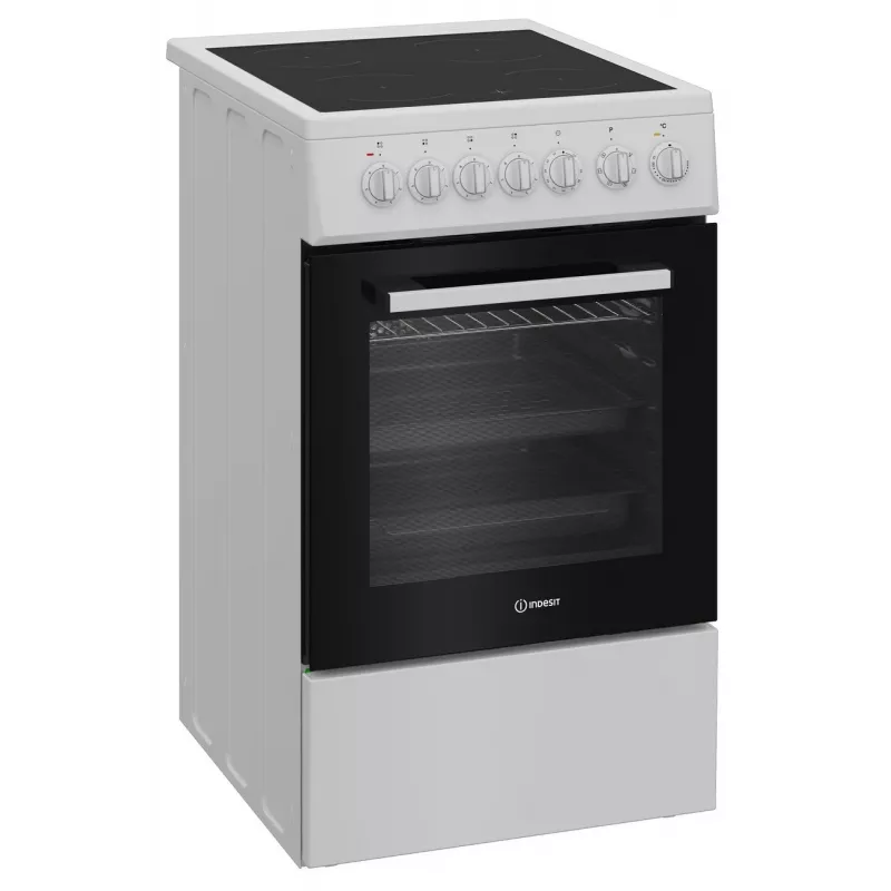 Placa vitrocerâmica INDESIT IS5V5GSW/P — placa vitrocerâmica elétrica de 4 zonas, branco