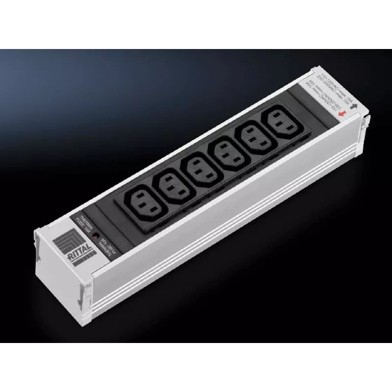 Rittal 7856.070 unidade de distribuição de energia (PDU), 6 tomadas IEC 60320 C13