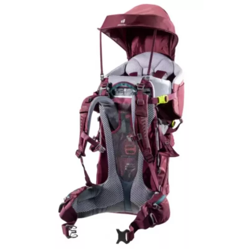 Mochila porta-bebé Deuter Kid Comfort poliamida vermelho