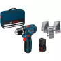 Bosch GSR 12V-15 Professional 1300 RPM 600 g preto, azul