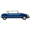 Citroen DS 21 Pallas 1968, brinquedo de construção escala 1:12