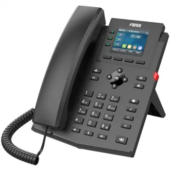 Telefone IP Fanvil X303W preto