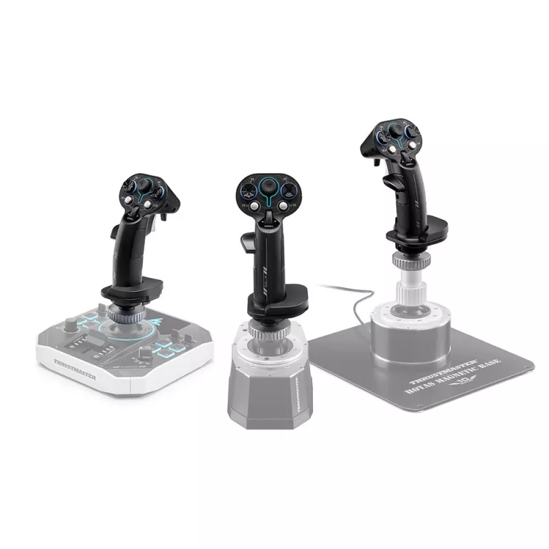 Punho adicional para manípulo de voo Thrustmaster Sol-R 3 AVA, preto, USB Type-C, analógico/digital, PC, 75×115×200 mm