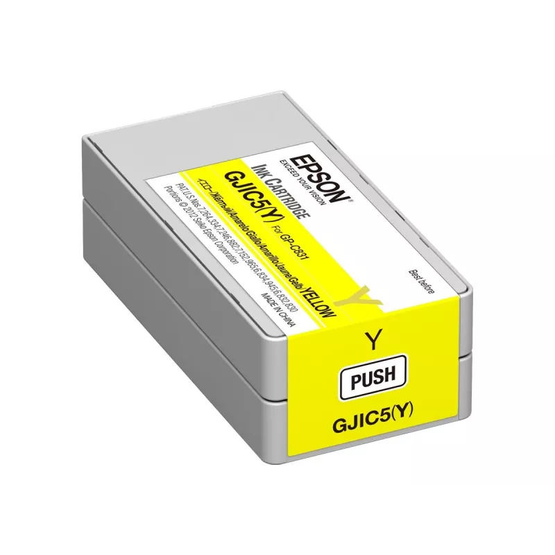 Epson GJIC5(Y): Tinteiro para ColorWorks C831 (Amarelo) (QME=10)
