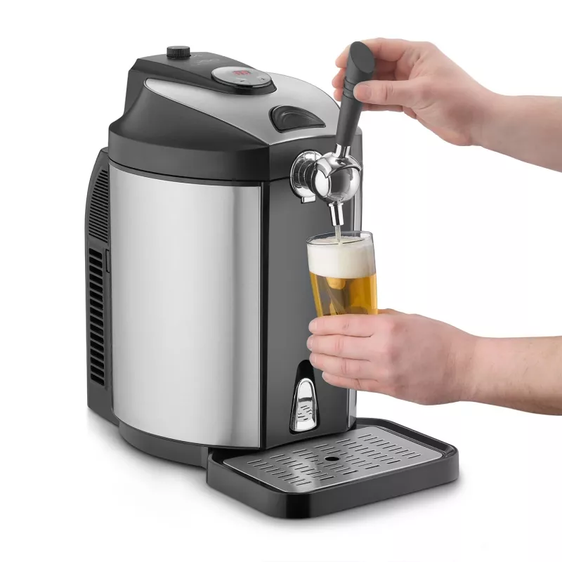 Caso | Dispensador de cerveja | BeerMaster | Autónomo | Aço inoxidável/preto