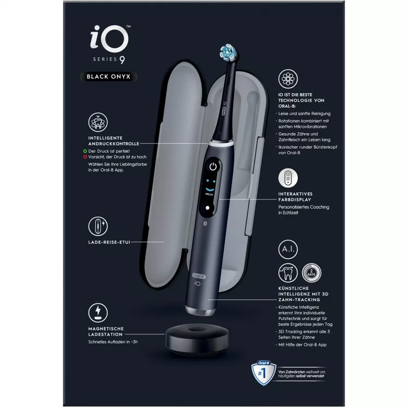 Oral-B iO Series 9 Luxe Edition preto onyx escova de dentes