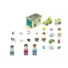 Conjunto com figuras Aventura na quinta com trator, atrelado e animais