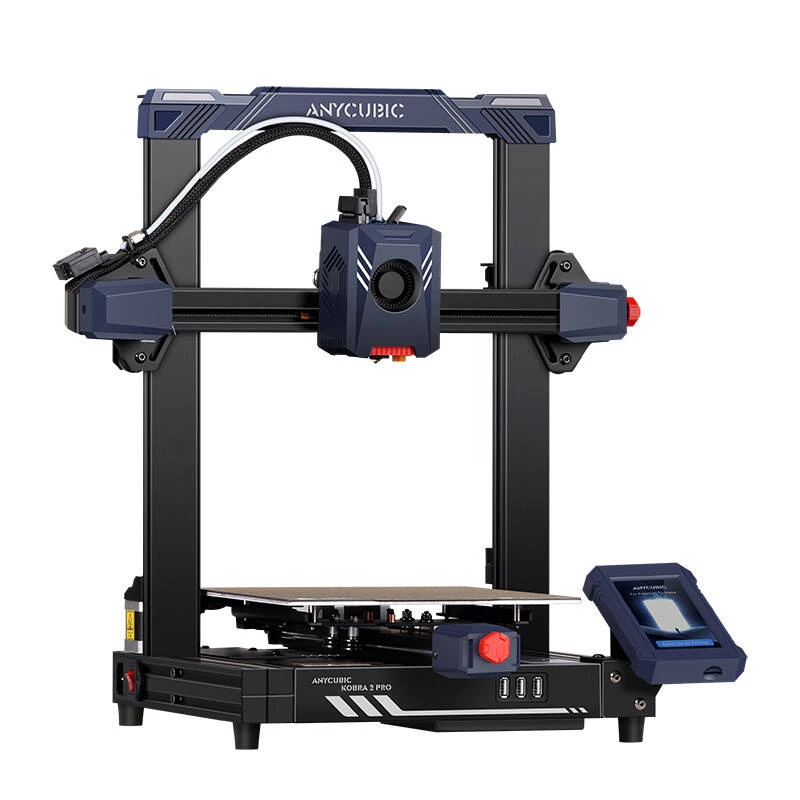 Impressora 3D AnyCubic Kobra 2 Pro K2RC0BK-Y-O com eixo Z duplo e nivelamento automático da mesa