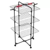 Estendal de parede VILEDA Mixer 3 Ultimate — aço, 30 m de área de secagem, dobrável, rodas, 131×93×71 cm