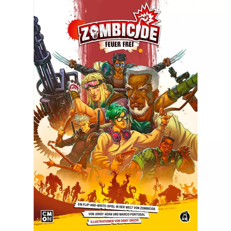 Zombicide Fogo à Vontade Jogo de Família